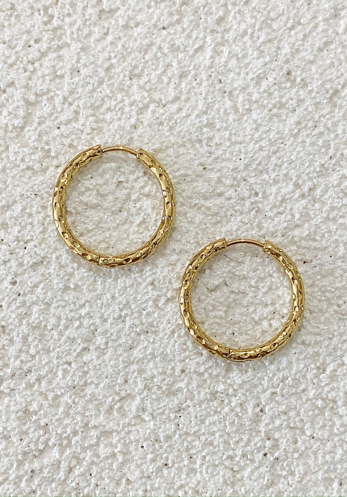 HI HO & CO Textured Hoops