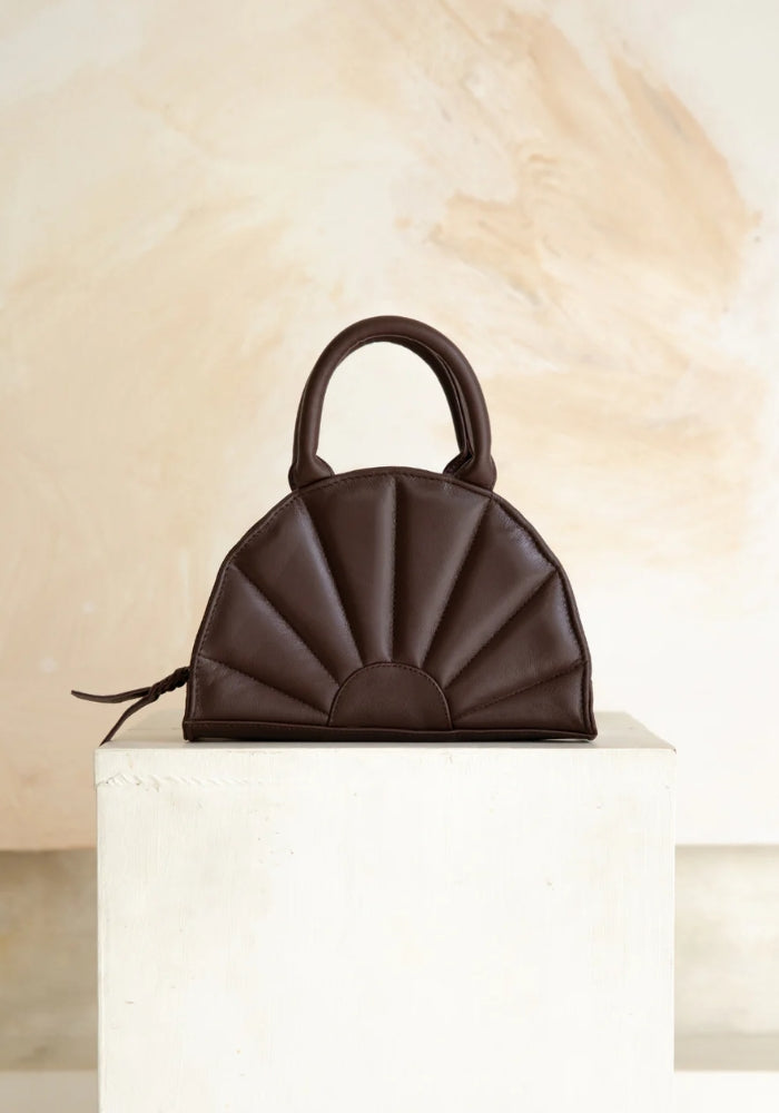 HOBO & HATCH Soleil Mini Tote - Chocolate