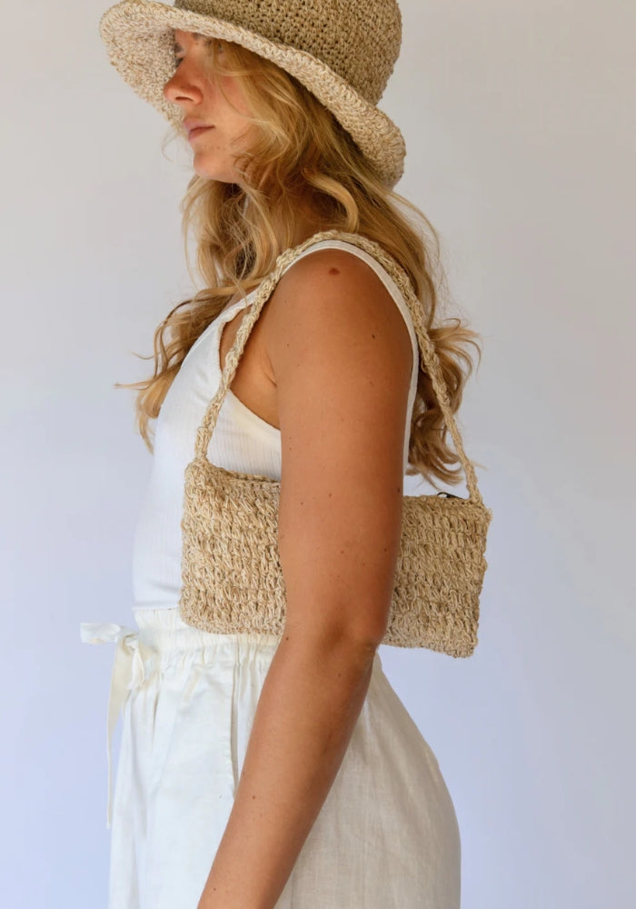 HOBO AND HATCH Tully Shoulder Bag - Natural