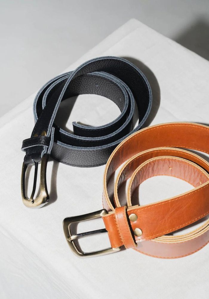 HOBO & HATCH Classic Belt- Chestnut Antique