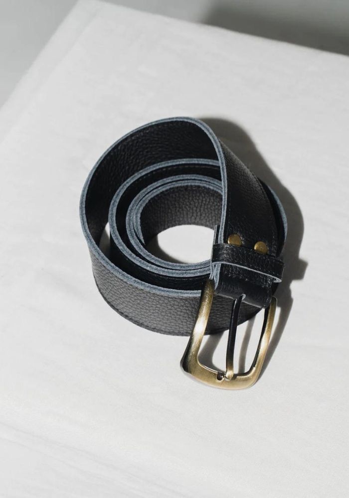 Hobo & hatch Classic Belt- Textured Noir