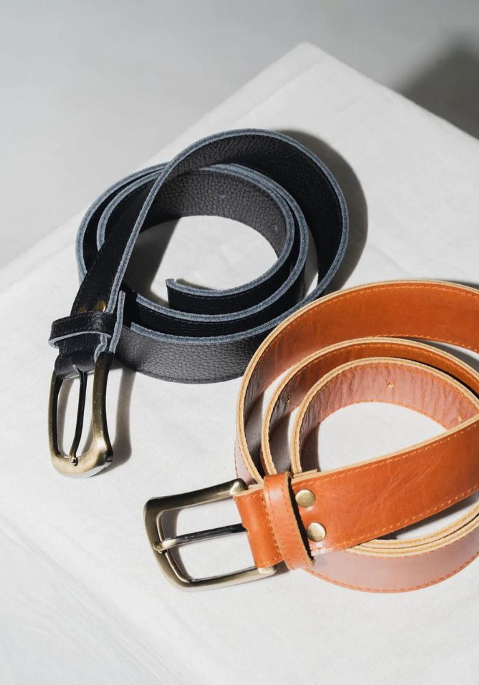 Hobo & hatch Classic Belt- Textured Noir