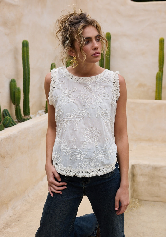 HOLIDAY TRADING Chantilly Top