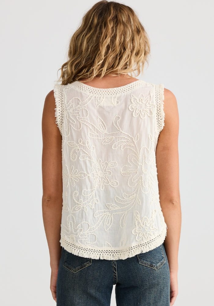 HOLIDAY TRADING Chantilly Top