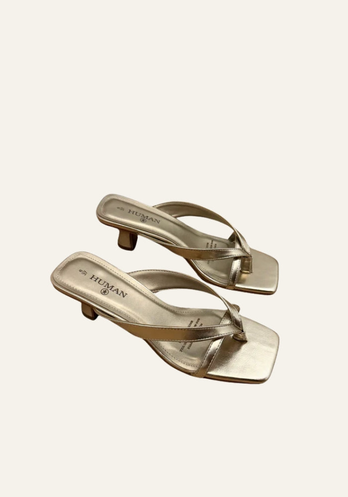 HUMAN SHOES Foxx Heels - Gold