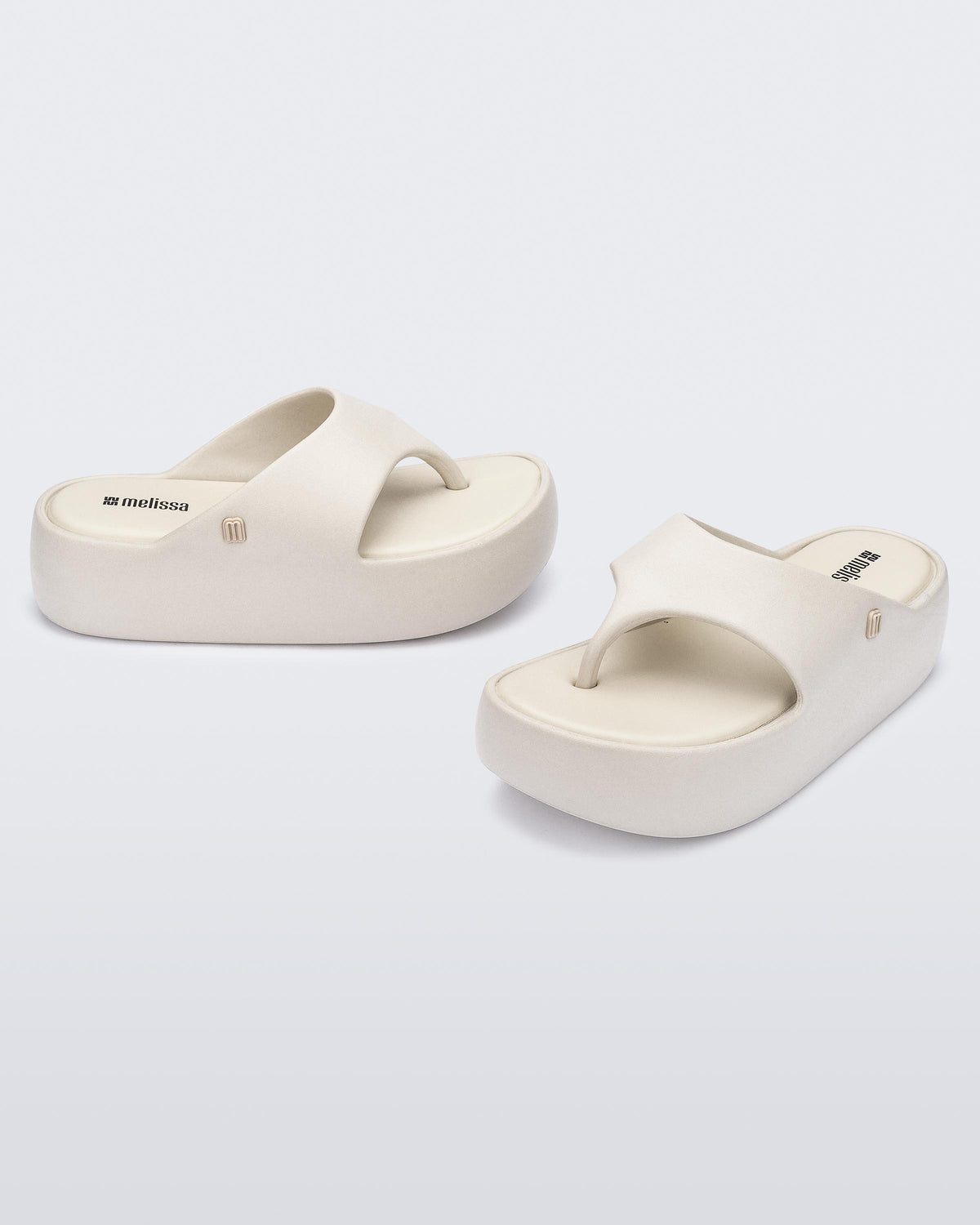 Platform Thong - Beige