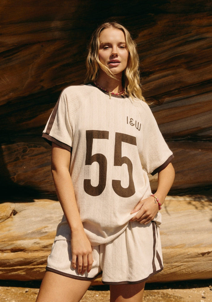 INDIGO & WOLFE 55 Tee - Brown