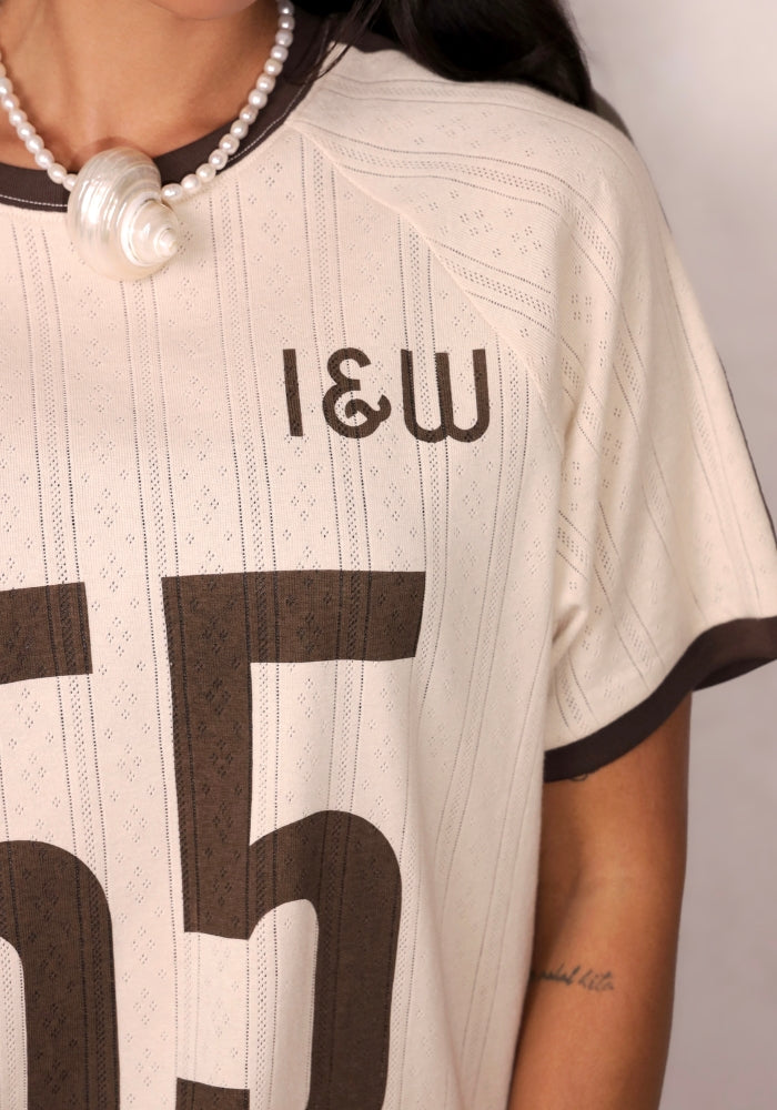INDIGO & WOLFE 55 Tee - Brown