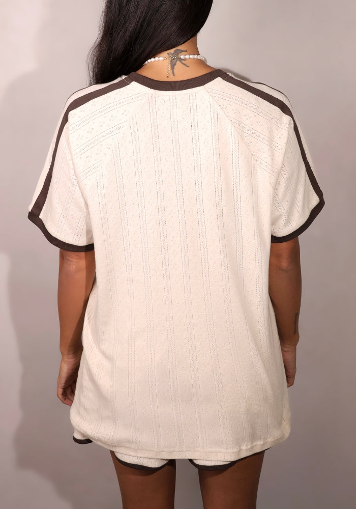 INDIGO & WOLFE 55 Tee - Brown