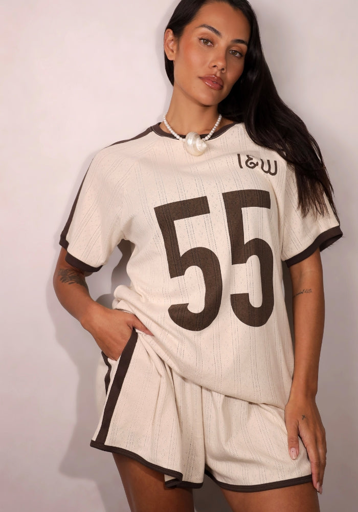 INDIGO & WOLFE 55 Tee - Brown