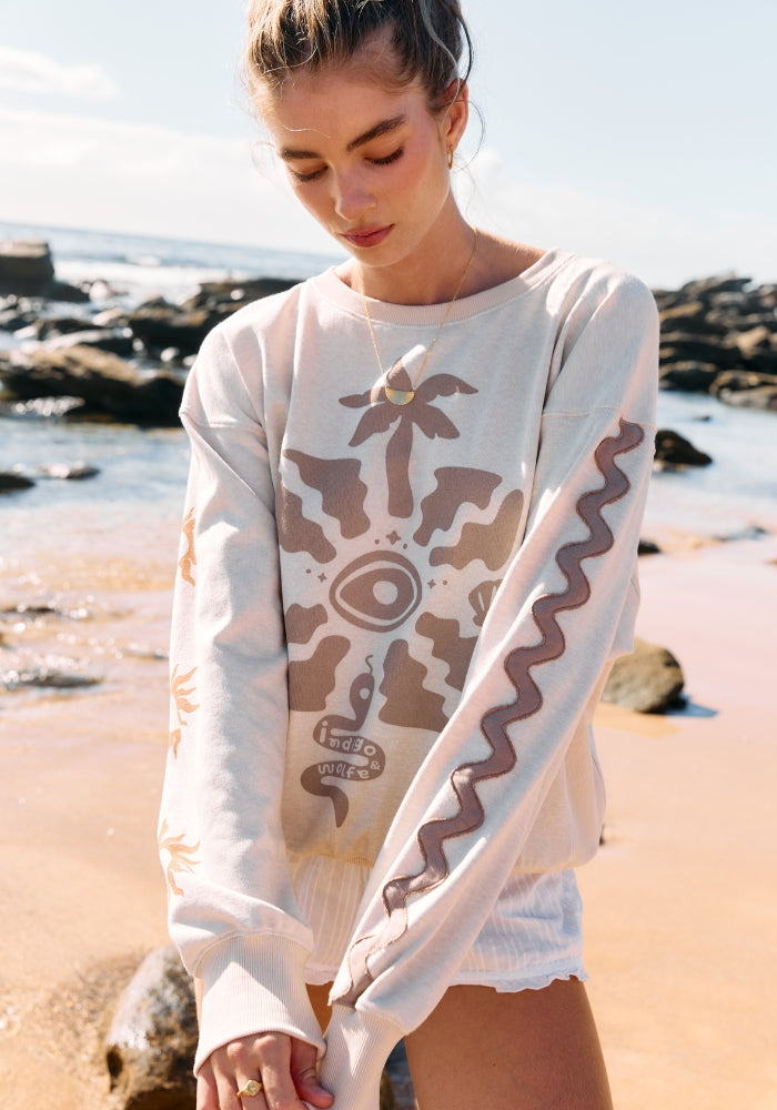INDIGO AND WOLFE Bone Snake Jumper