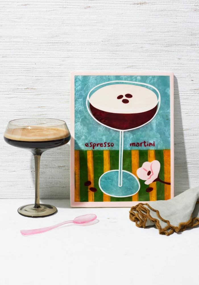 JONES AND CO Happy Hour Espresso Tile