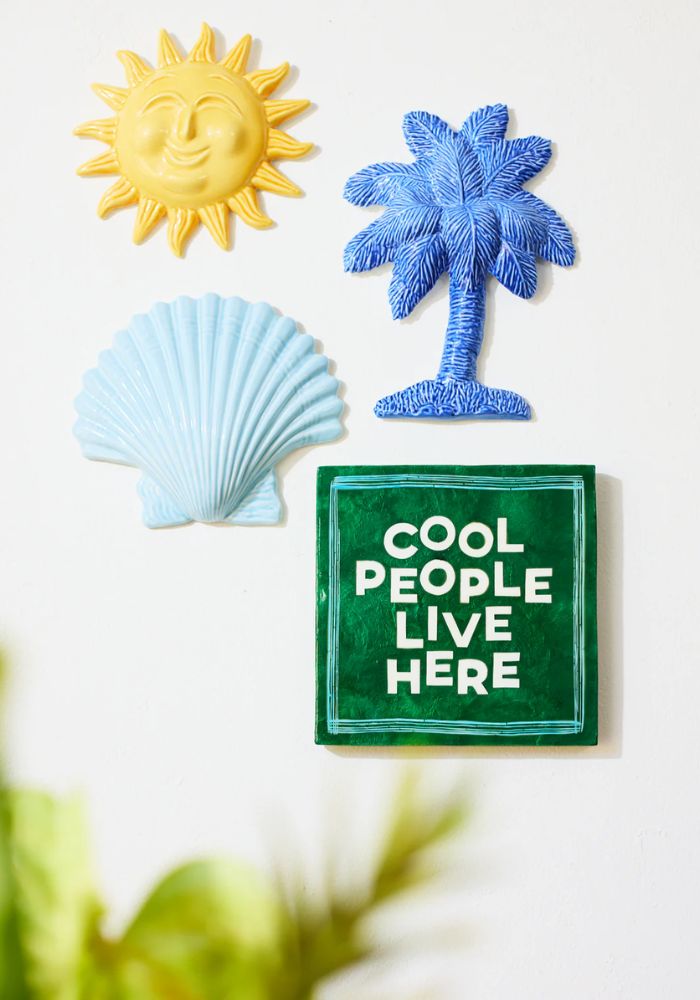 JONES AND CO Icon Tide Blue Palm