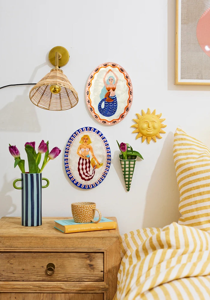 JONES AND CO Mermaid Coral Cowrie Tile