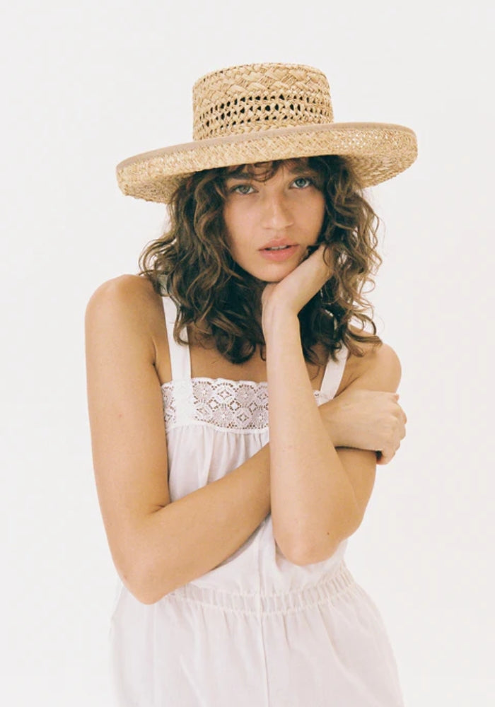 LACK OF COLOR Lawson Boater - Raffia