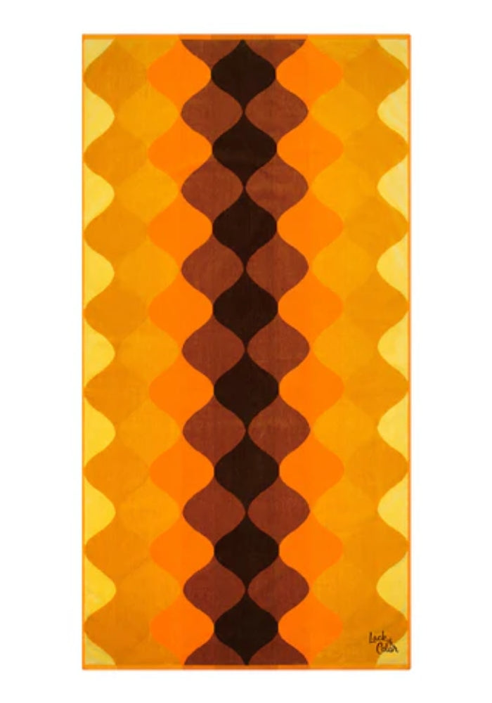 LACK OF COLOR Retro Wave Towel