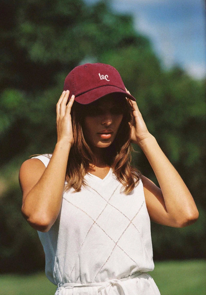 LACK OF COLOUR The LOC Cap - Maroon