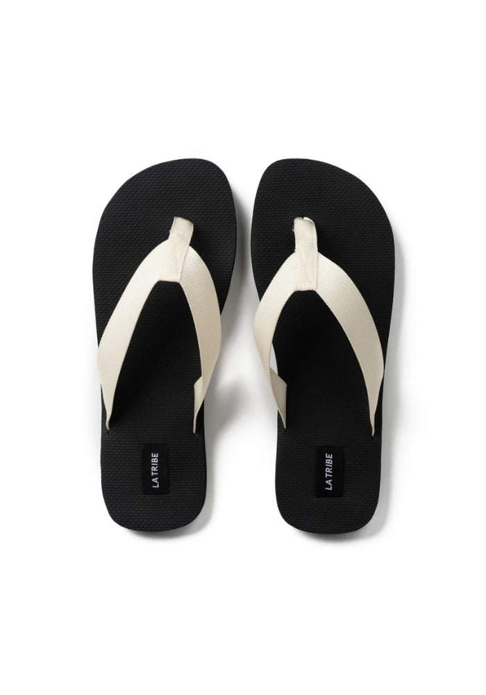 LA TRIBE Canvas Thong Cream