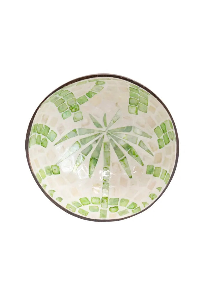 LA VIDA TRADING Coco Bowl - Palm Green