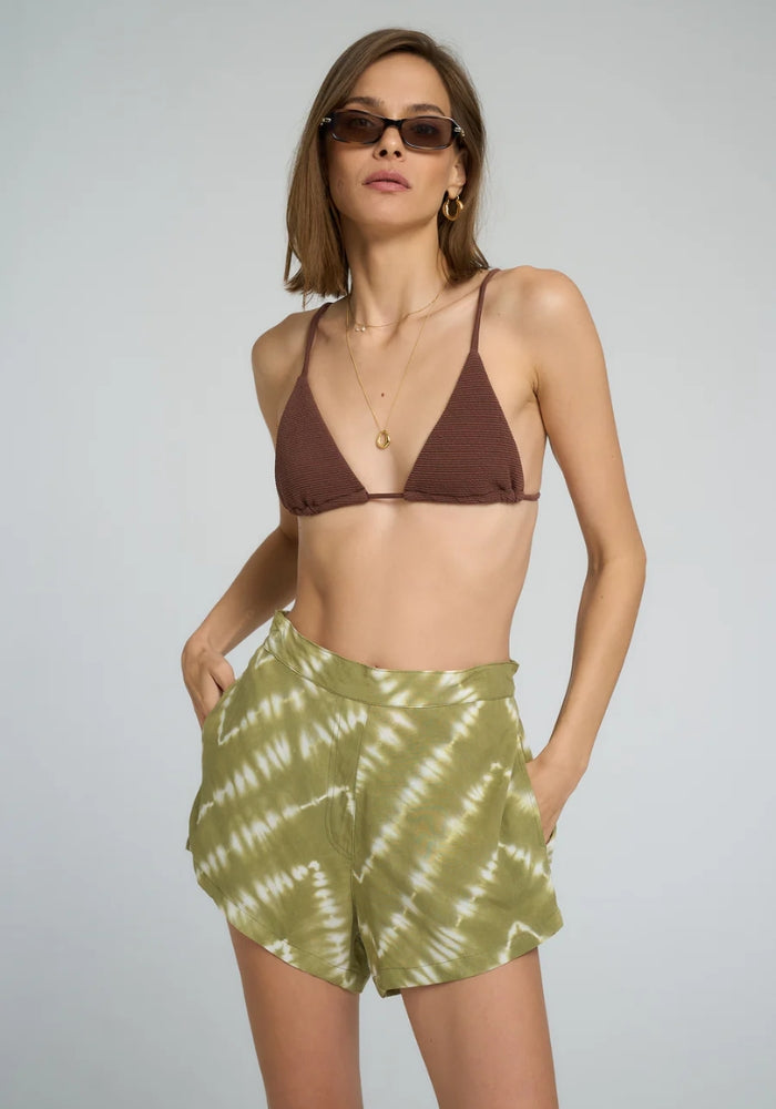 LILYA Harvest Short Celestial Tie Dye - Matcha