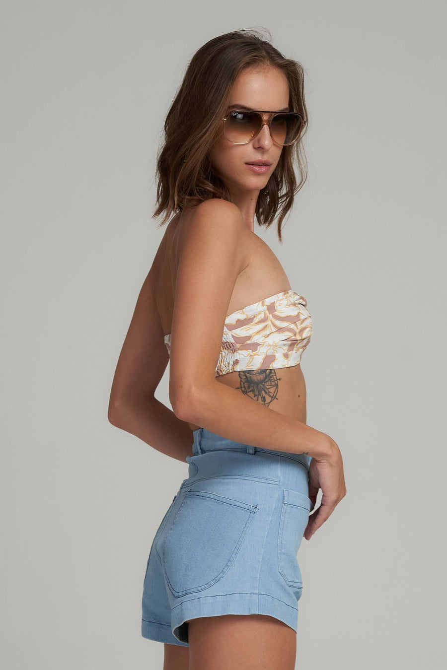 Molly Shorts- Pale Blue