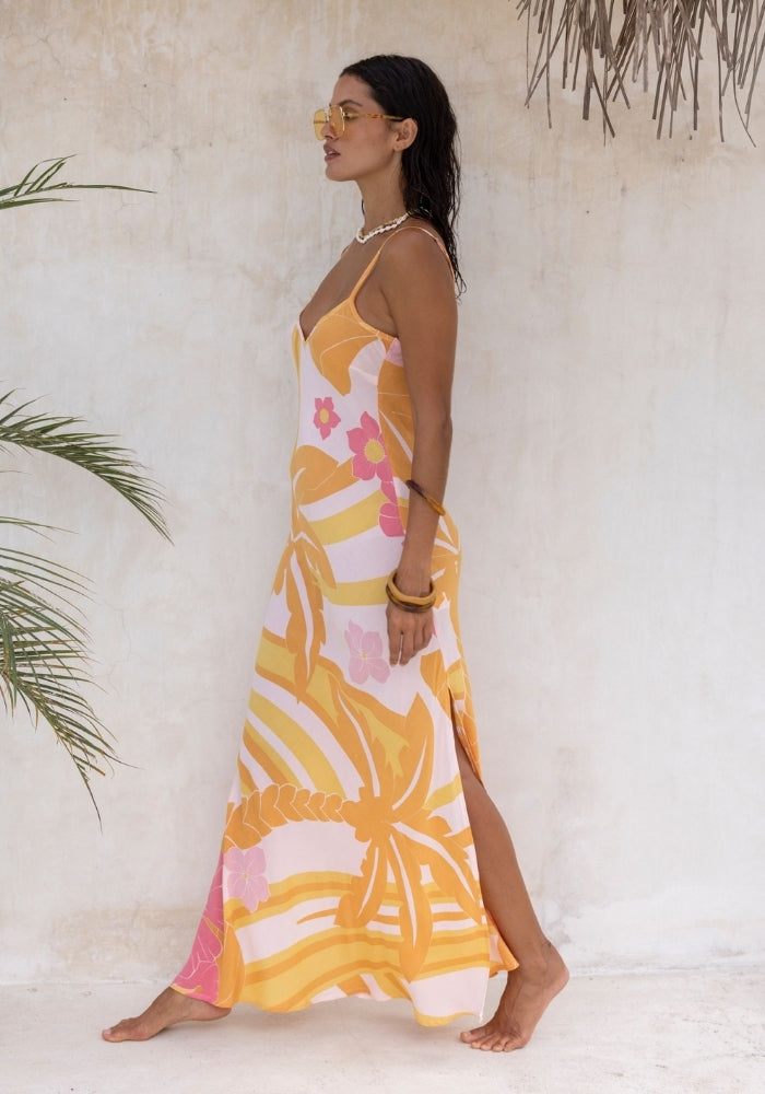 LOVE ST Summer Breeze Maxi - Pink Flamingo
