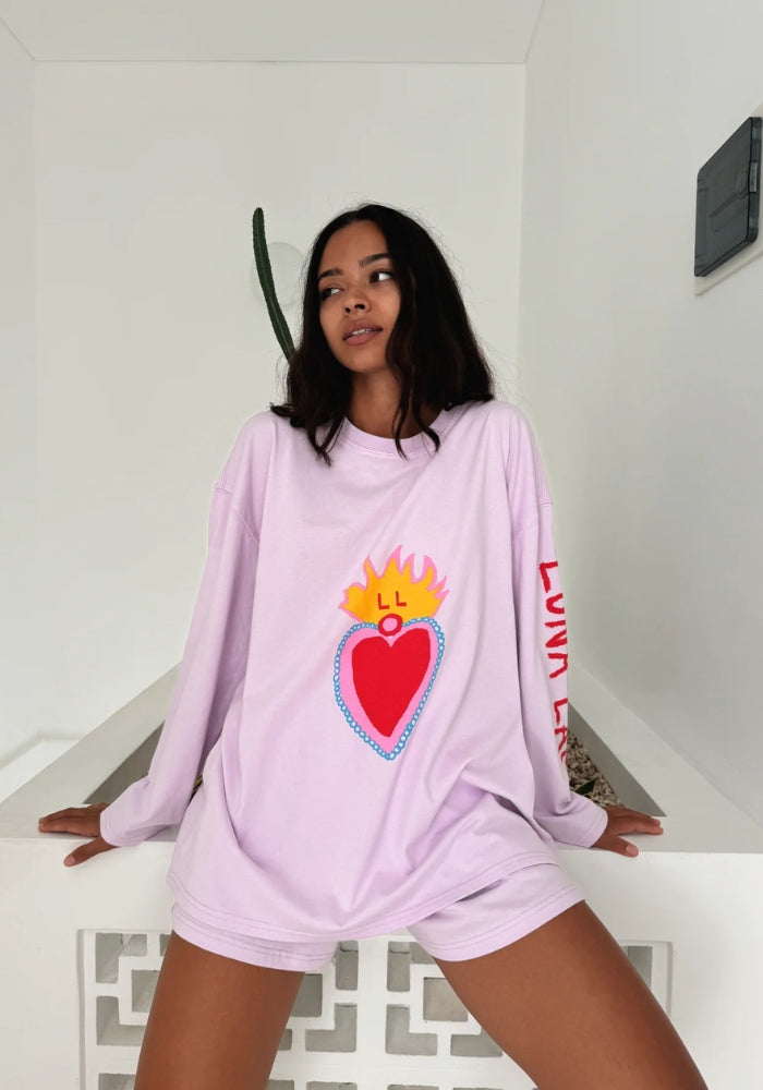 LUNA LANE Hearts On Fire - Long Sleeve