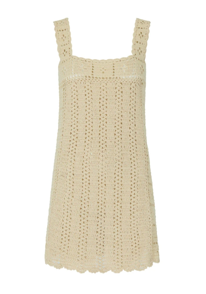 MARIGOLD MUSTANG Sasha Crochet Mini Dress