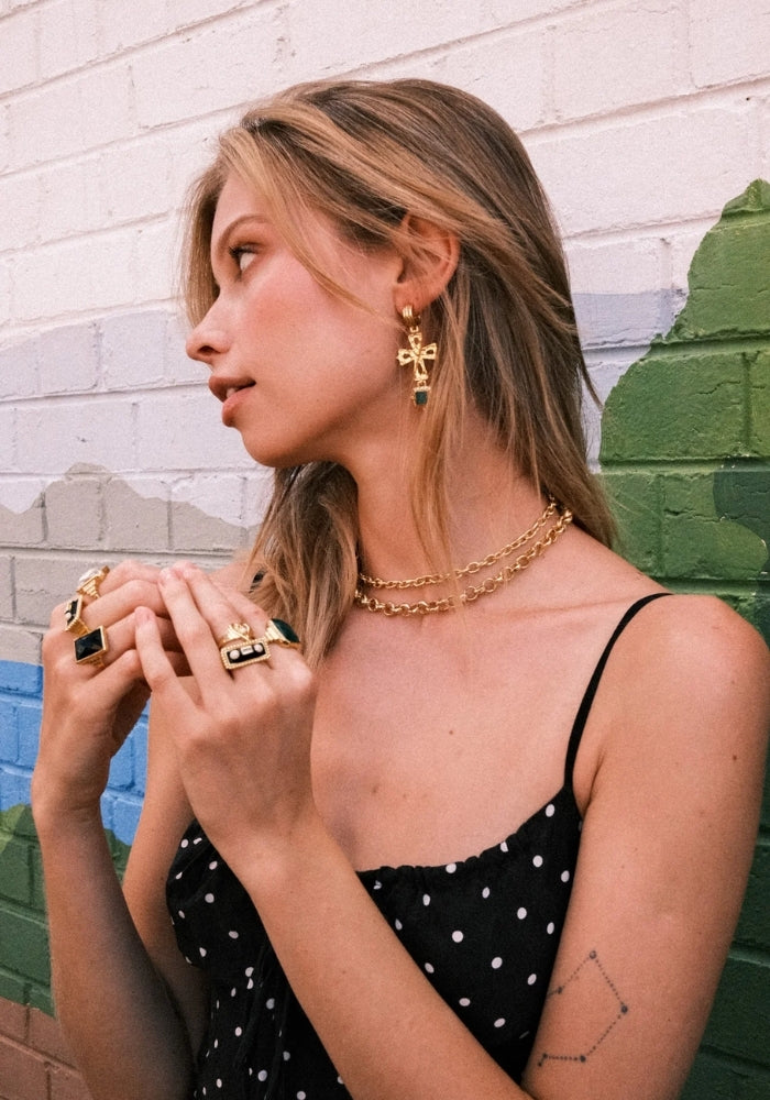 MOUNTAIN AND MOON  Roxanne  Necklace - Gold