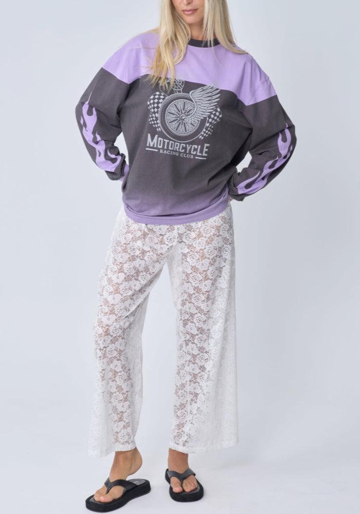 NEAR THE SEA Everyday Lace Pants  