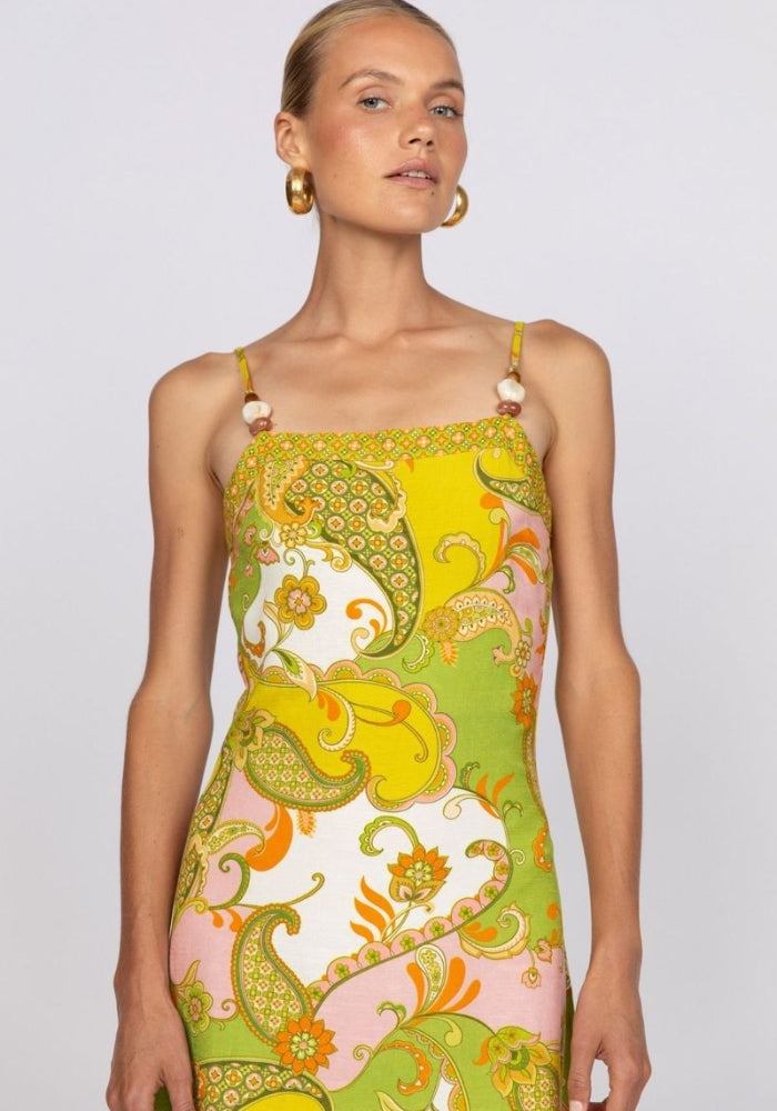 NINE LIVES BAZAAR Cassie Midi Dress - Spring