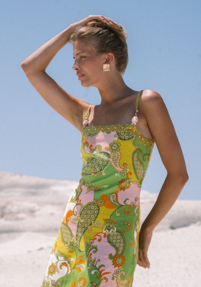 NINE LIVES BAZAAR Cassie Midi Dress - Spring