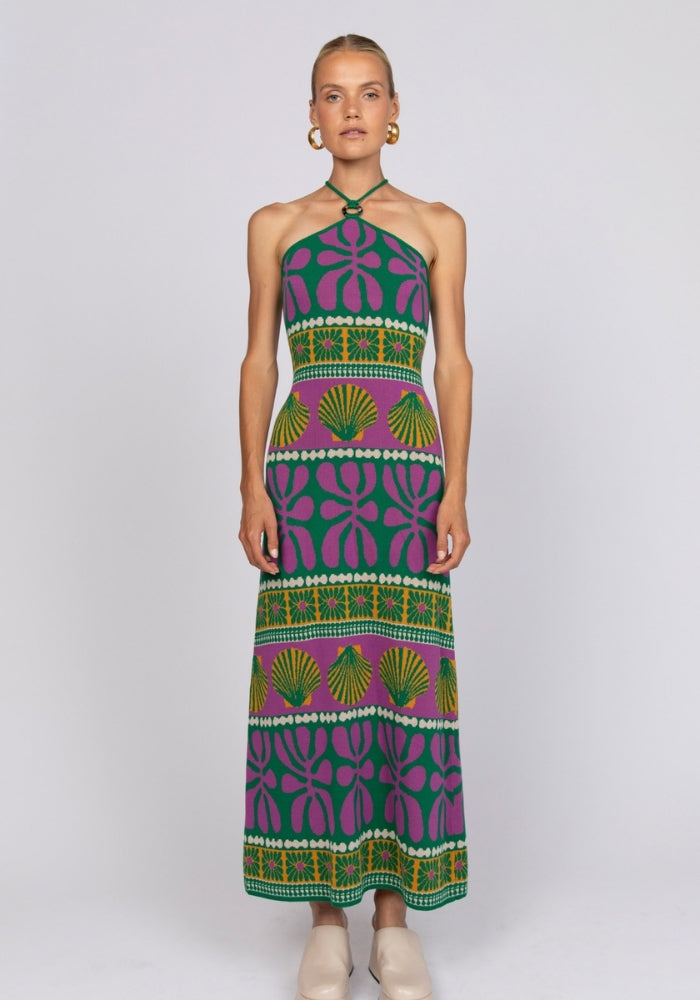 NINE LIVES BAZAAR Chi Chi Maxi Dress - Tropica