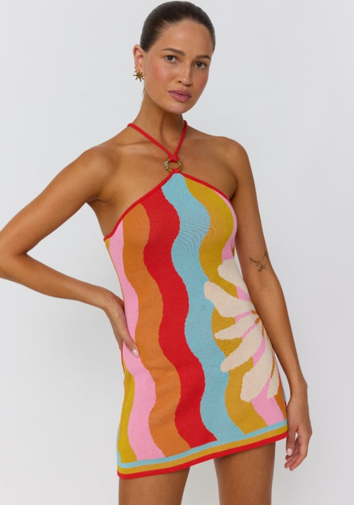 NINE LIVE BAZAAR Chi Chi Mini Dress - Crush
