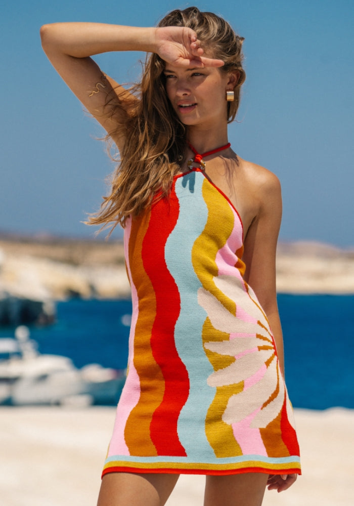 NINE LIVE BAZAAR Chi Chi Mini Dress - Crush
