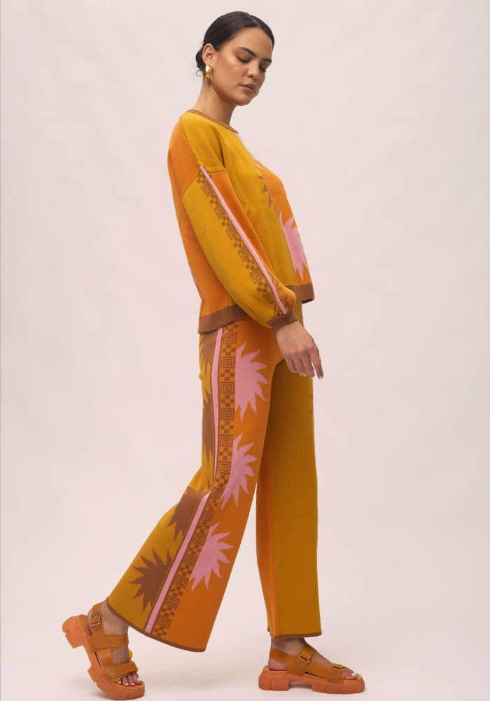 NINE LIVES BAZAAR Horizon Pants - Spice