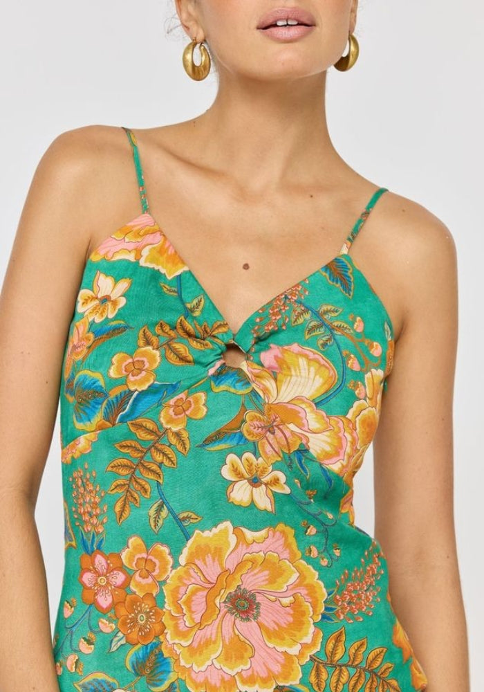 NINE LIVE BAZAAR Sunkissed Mini Dress - Atlantis