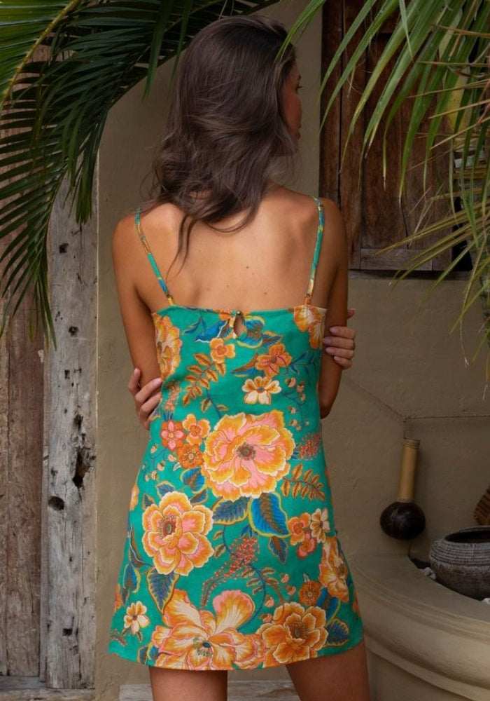 NINE LIVE BAZAAR Sunkissed Mini Dress - Atlantis