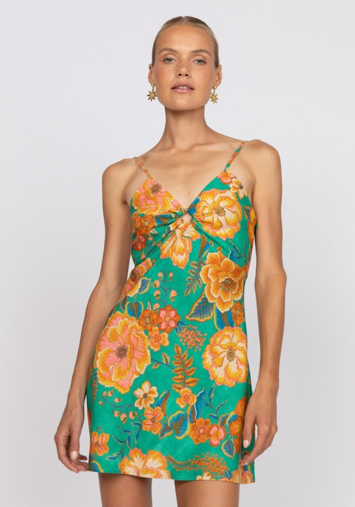 NINE LIVE BAZAAR Sunkissed Mini Dress - Atlantis
