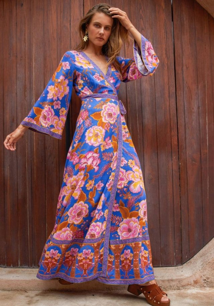 NINE LIVE BAZAAR Tessa Mini Dress - Peony