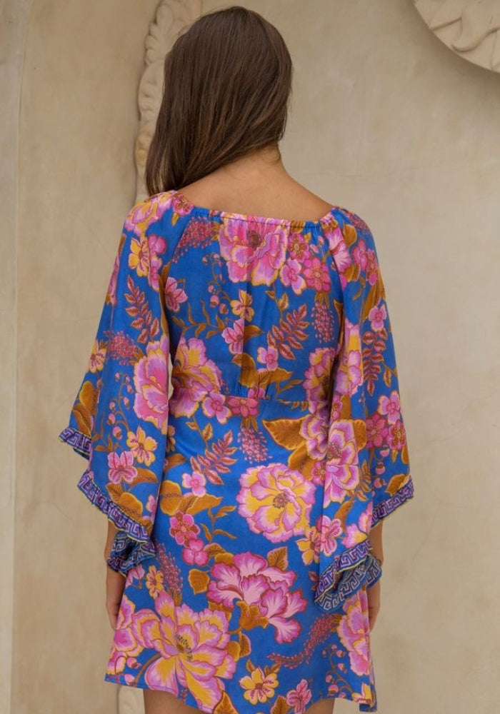 NINE LIVE BAZAAR Tessa Mini Dress - Peony