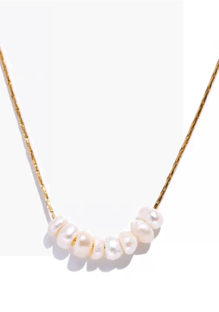 Oasis Pearl Gold Necklace
