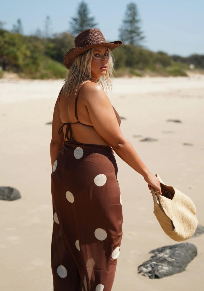 OCHRE LANE Choc Dot Sarong