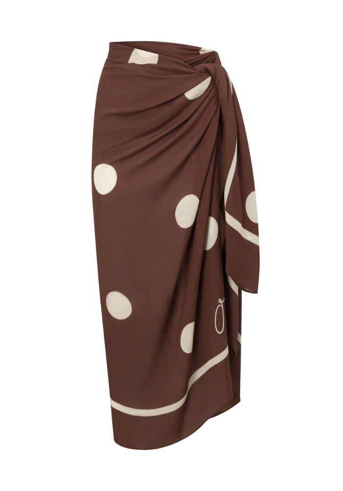 OCHRE LANE Choc Dot Sarong