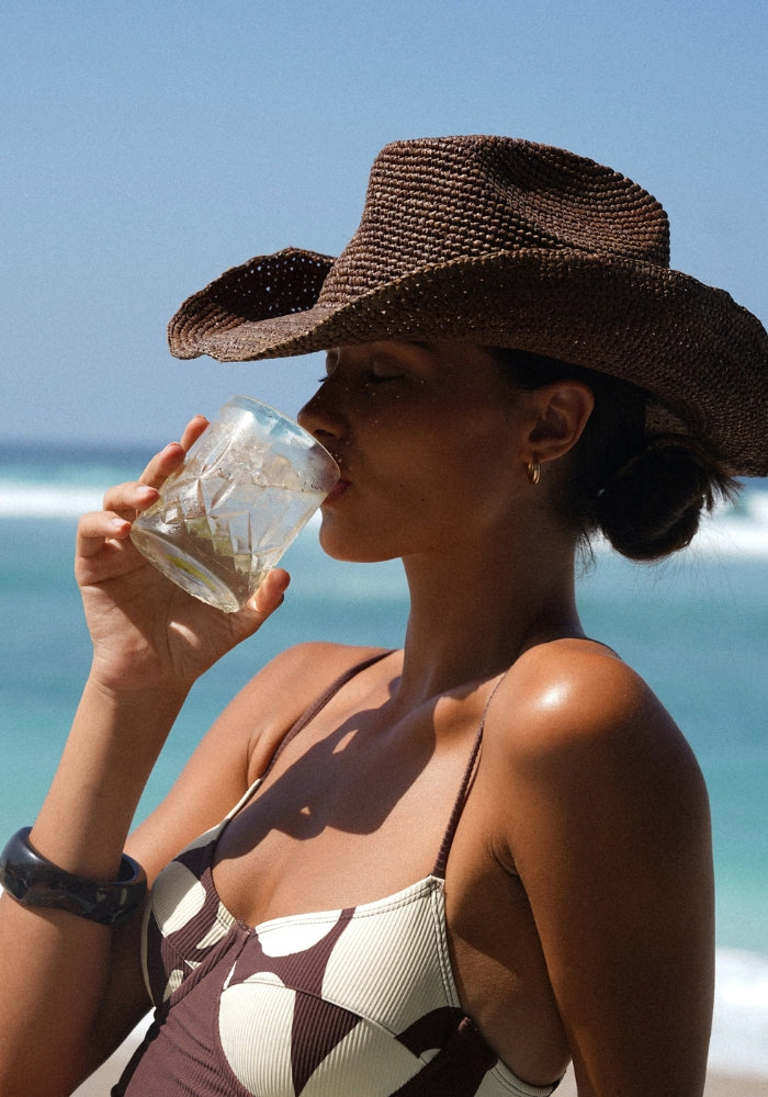 OCHRE LANE Paloma Hat - Cocoa