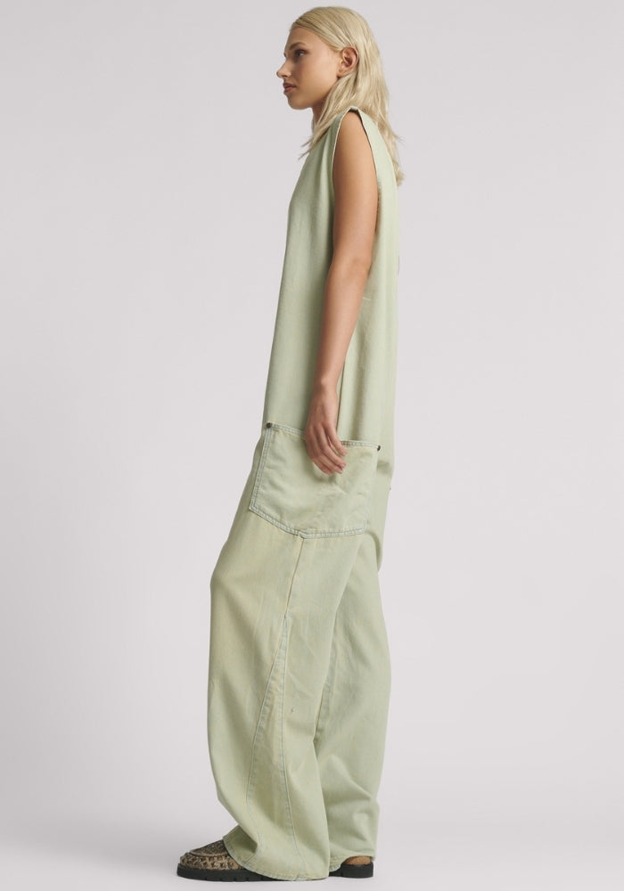 ONE TEAPSOON Sunday Weekender Denim Jumpsuit 