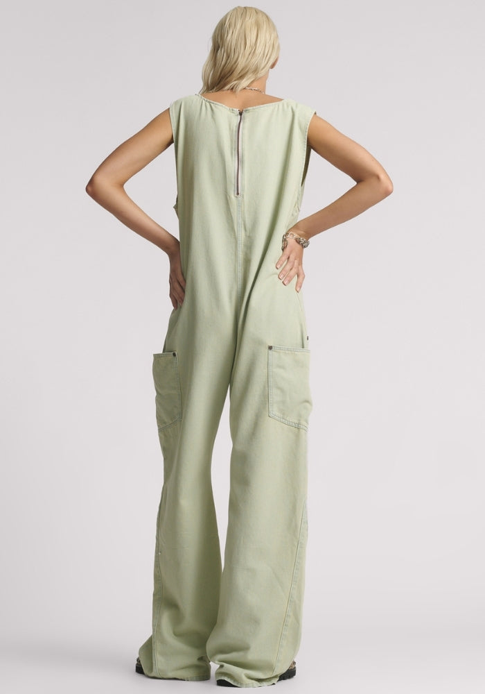 ONE TEAPSOON Sunday Weekender Denim Jumpsuit 