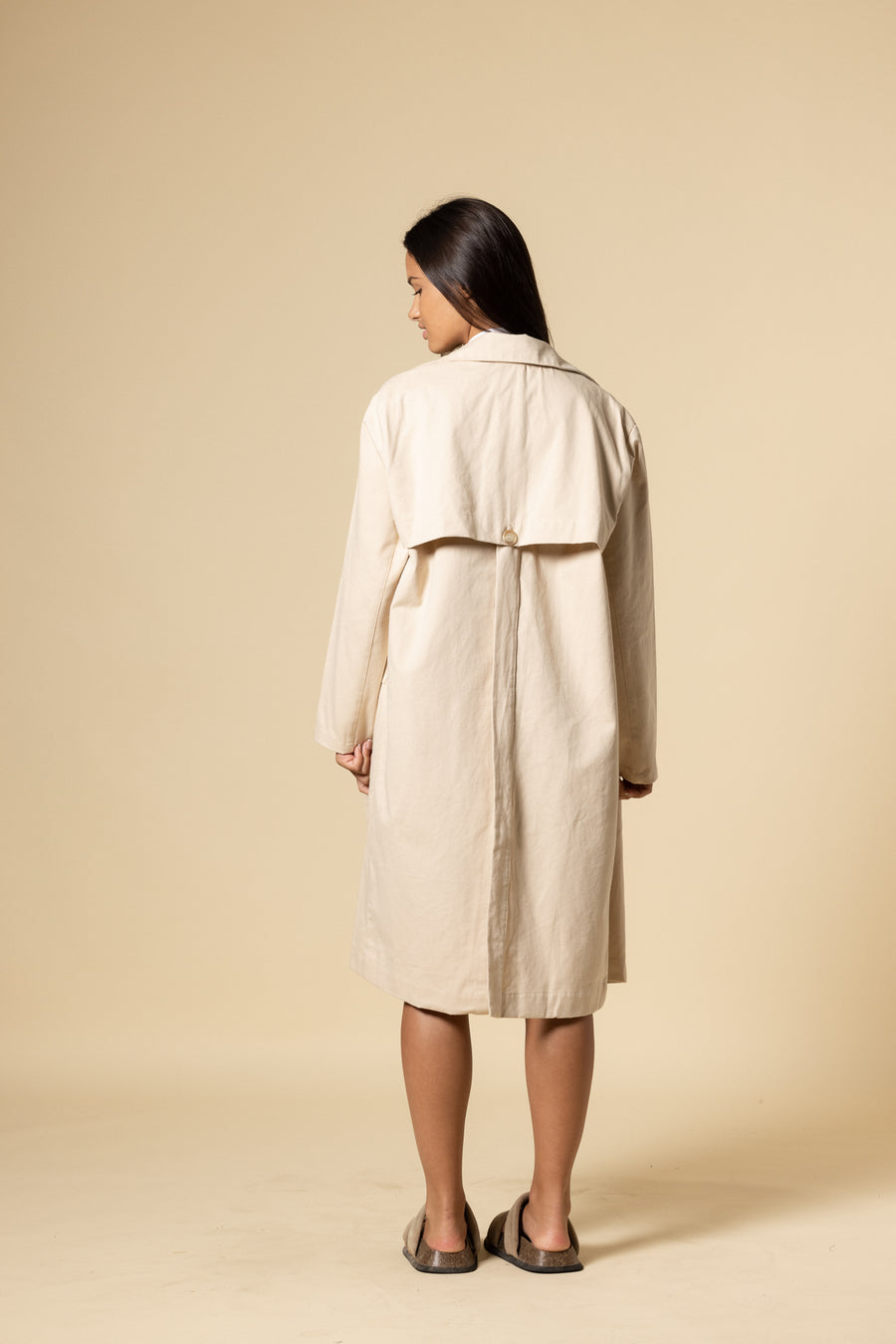 Vivienne Trench Coat- Ecru