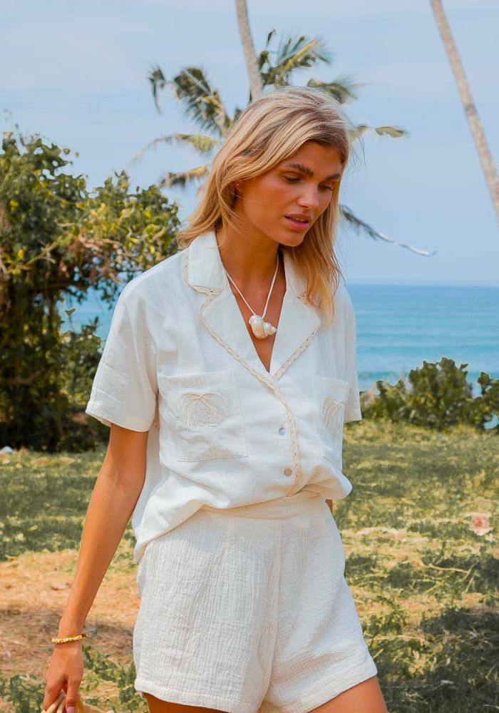 PALM COLLECTIVE Island Blouse