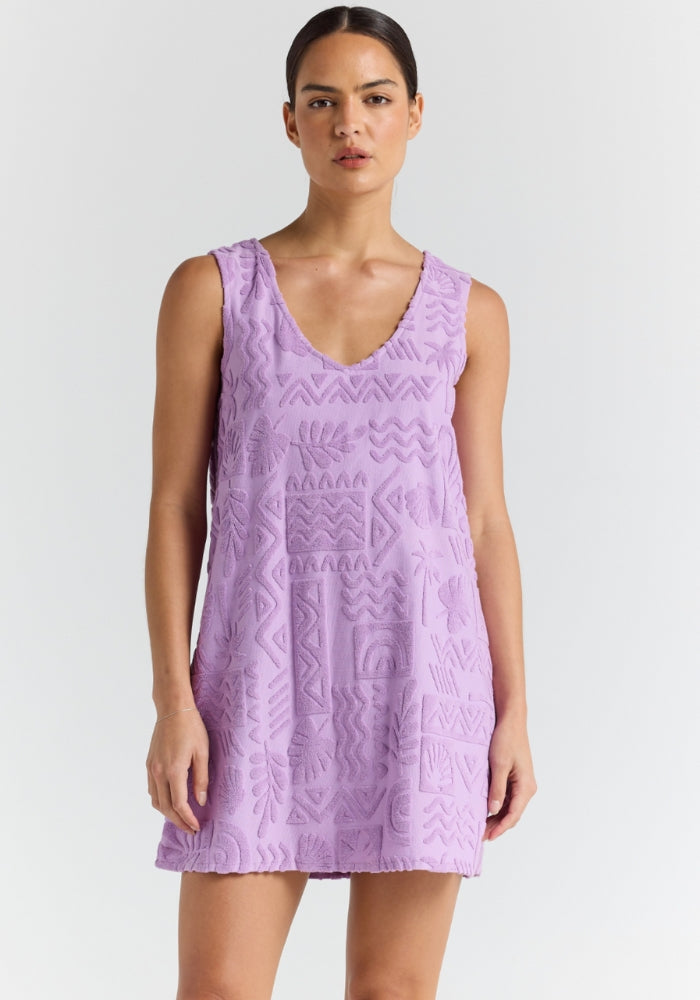 POOLSIDE PARADISIO Mai Tai Tunic - Lilac